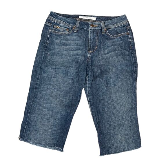 Joes Jeans Womens 26 x 23 Muse Fit Bermuda Cut Mid Rise Blue Stretch Denim - Picture 1 of 3